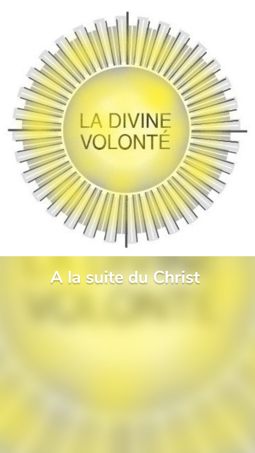 A la suite du Christ 